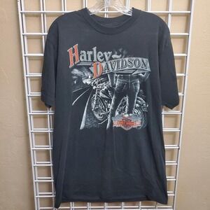 Vintage‎ 1989 Harley Davidson 3D Emblem T-Shirt